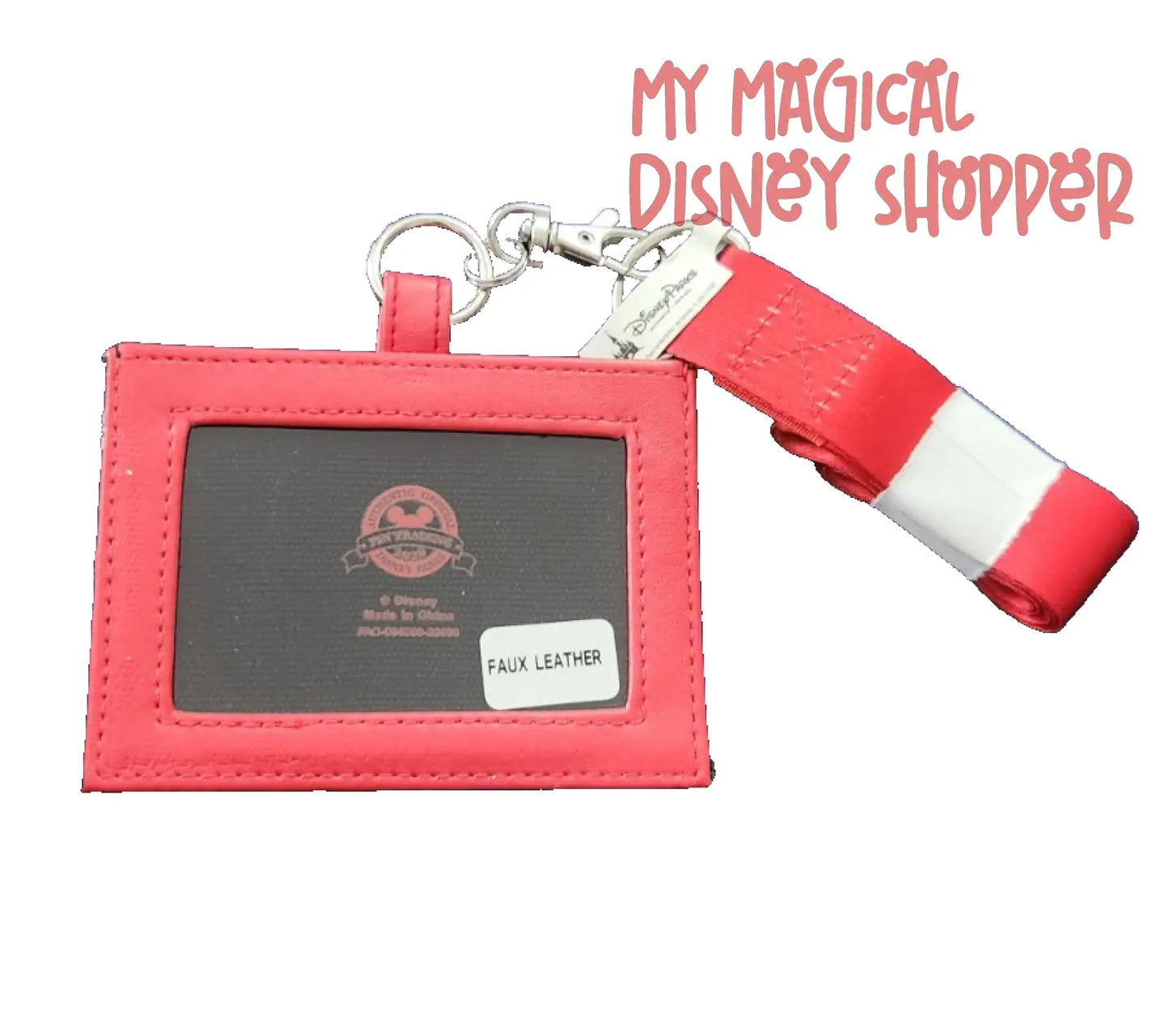 Disney Parks Mickey Mouse Signature & Icon ID Card Holder with Lanyard