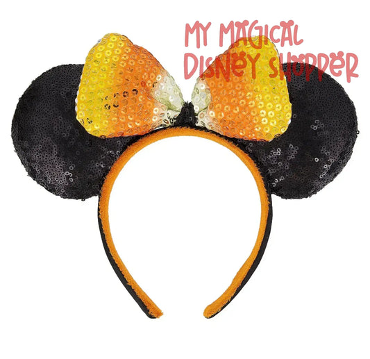 Disney Parks Minnie I'm Just Here For The Candy Halloween Headband - Preloved