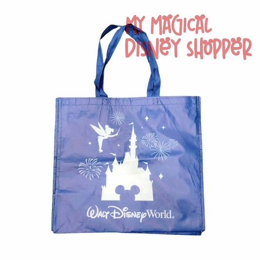 Large Disney Parks Navy Disney Reusable Shopping Bag