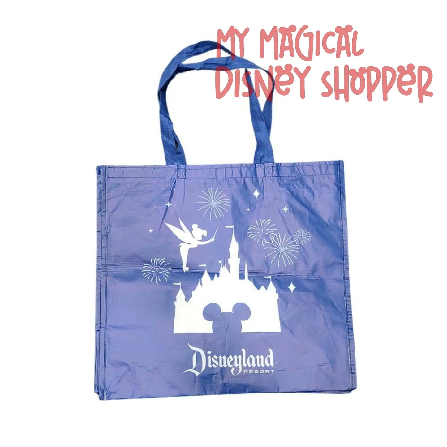 Large Disney Parks Navy Disney Reusable Shopping Bag