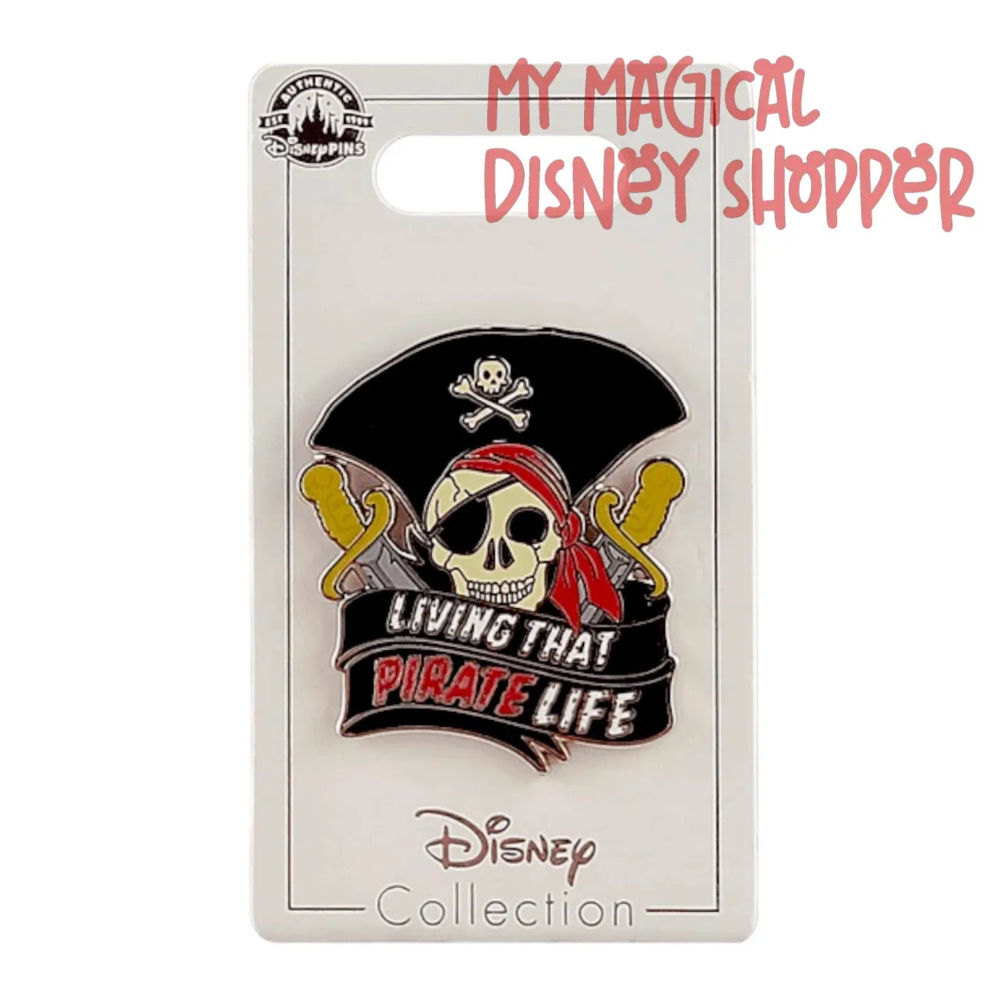 Disney Parks Pirates of the Caribbean Skull Pin