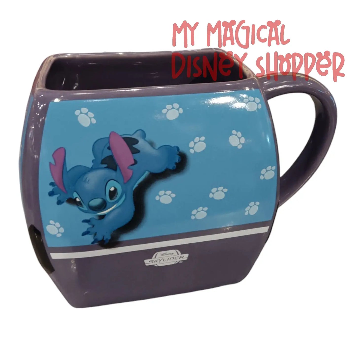 Disney Parks Skyliner Gondola Stitch Coffee 19oz Mug