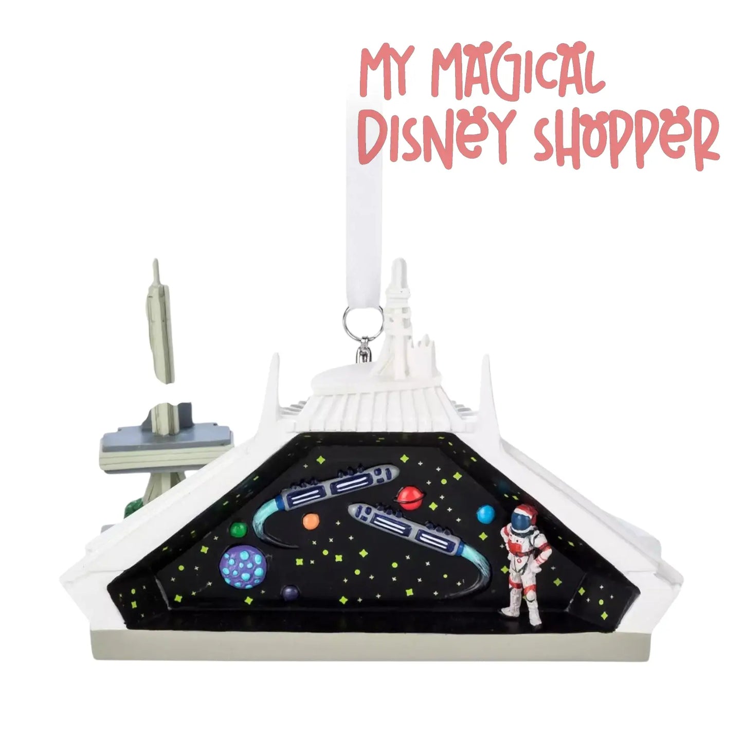 Disney Parks Space Mountain Sketchbook Christmas Ornament