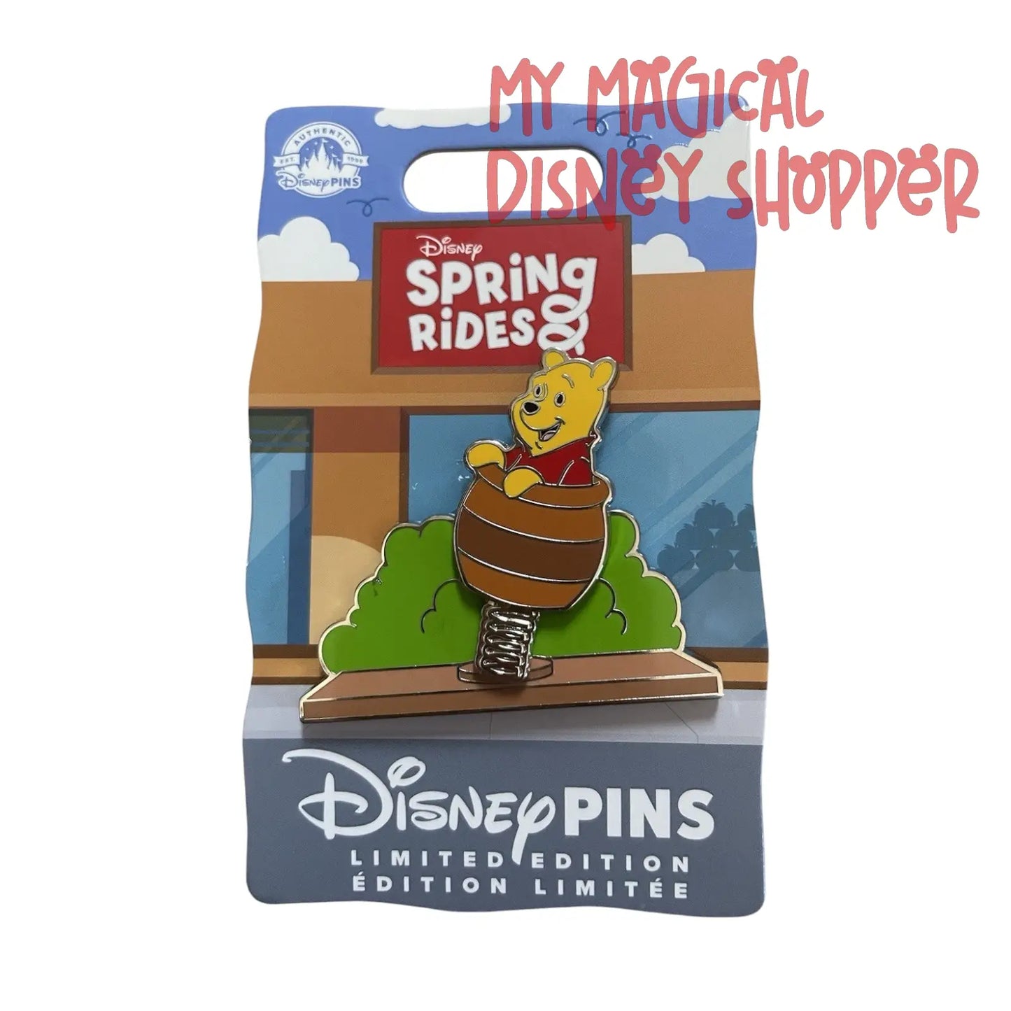 Disney Parks Spring Rides Series - Pooh Limited Edition Pin
