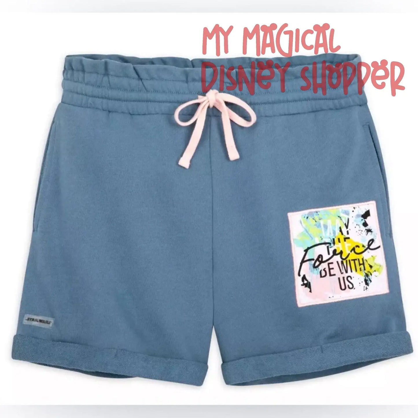 Disney Parks Star Wars May the Force be With Us Adult Shorts - Size 3XL