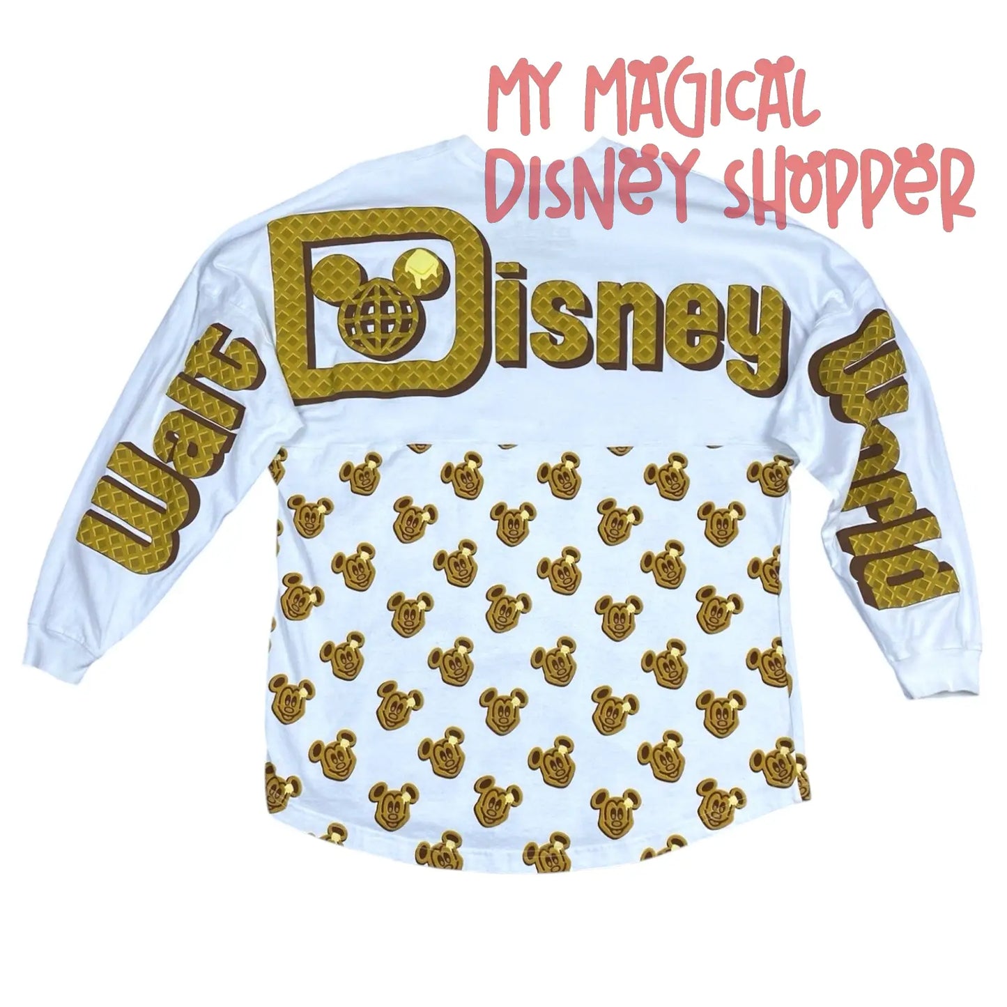 Disney Parks Walt Disney World Mickey Waffle Adult Spirit Jersey - Unisex Adult Small