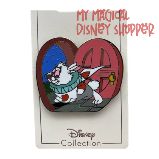 Disney Parks - White Rabbit Rushing Out the Door Pin