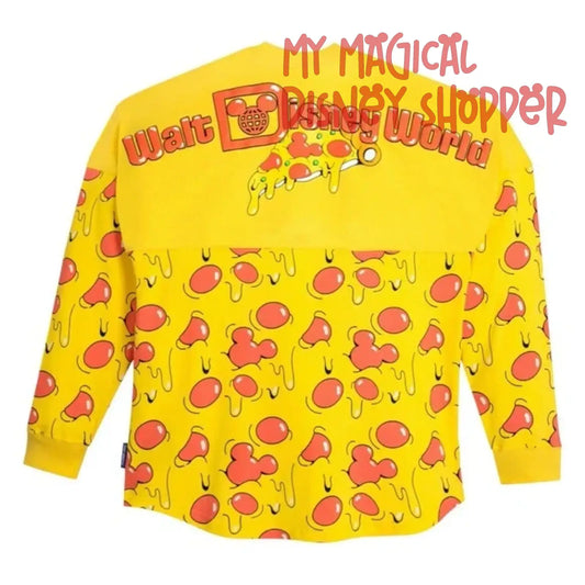 Disney Parks Disney World Eats Mickey Mouse Pizza Adult Spirit Jersey - Adult XL