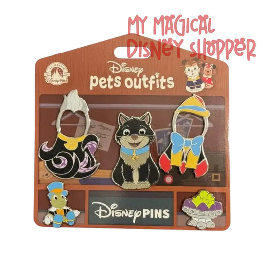 Disney Pets Outfits Pin Set - Ursula & Pinocchio