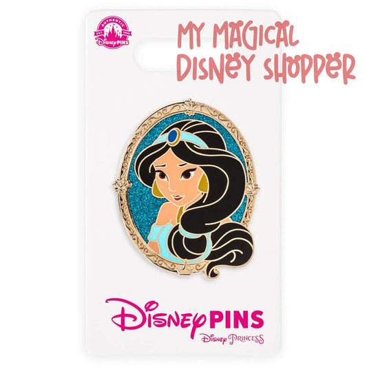 Princess Jasmine Silver Frame Portrait Disney Pin - Aladdin