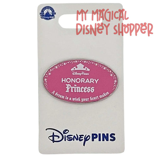 Honorary Princess Disney Pin - Cast Member Name Tag