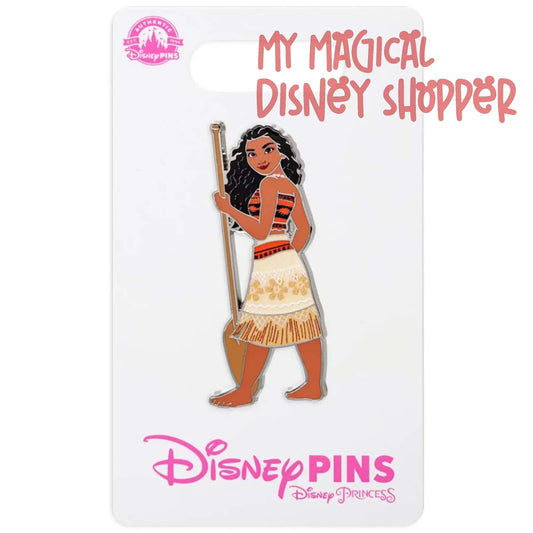 Glittery Lines Princess Moana Disney Pin
