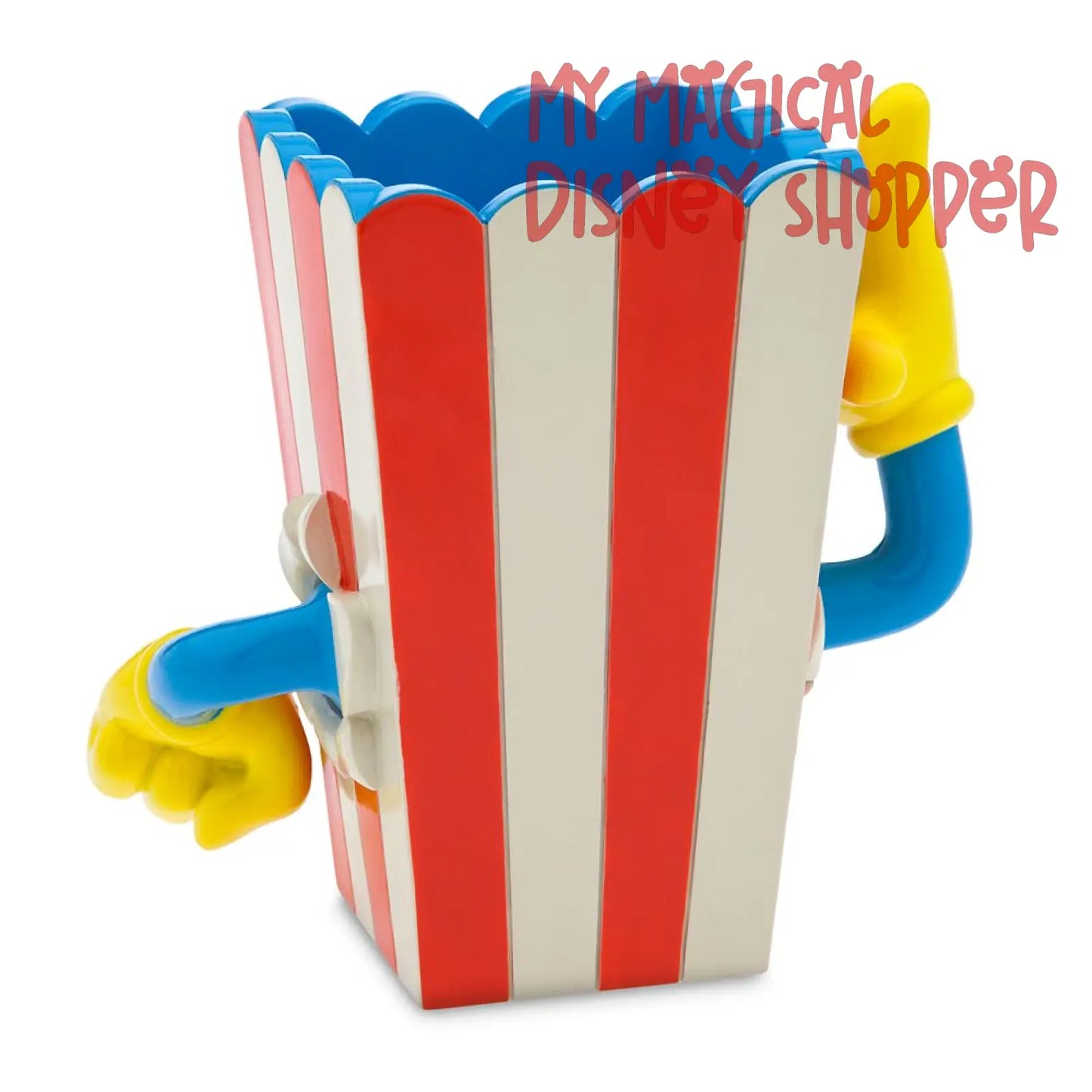 Disney Parks Mickey Mouse Popcorn Bucket Ceramic Planter