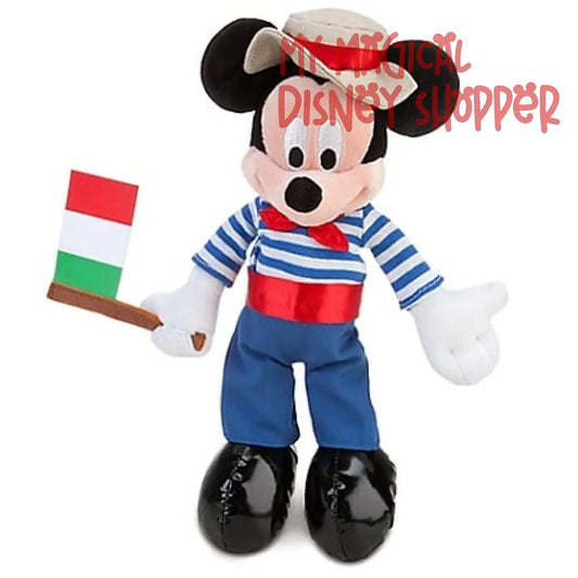 Disney Plush - Italy World Showcase Mickey Mouse Plush Toy -- 10''