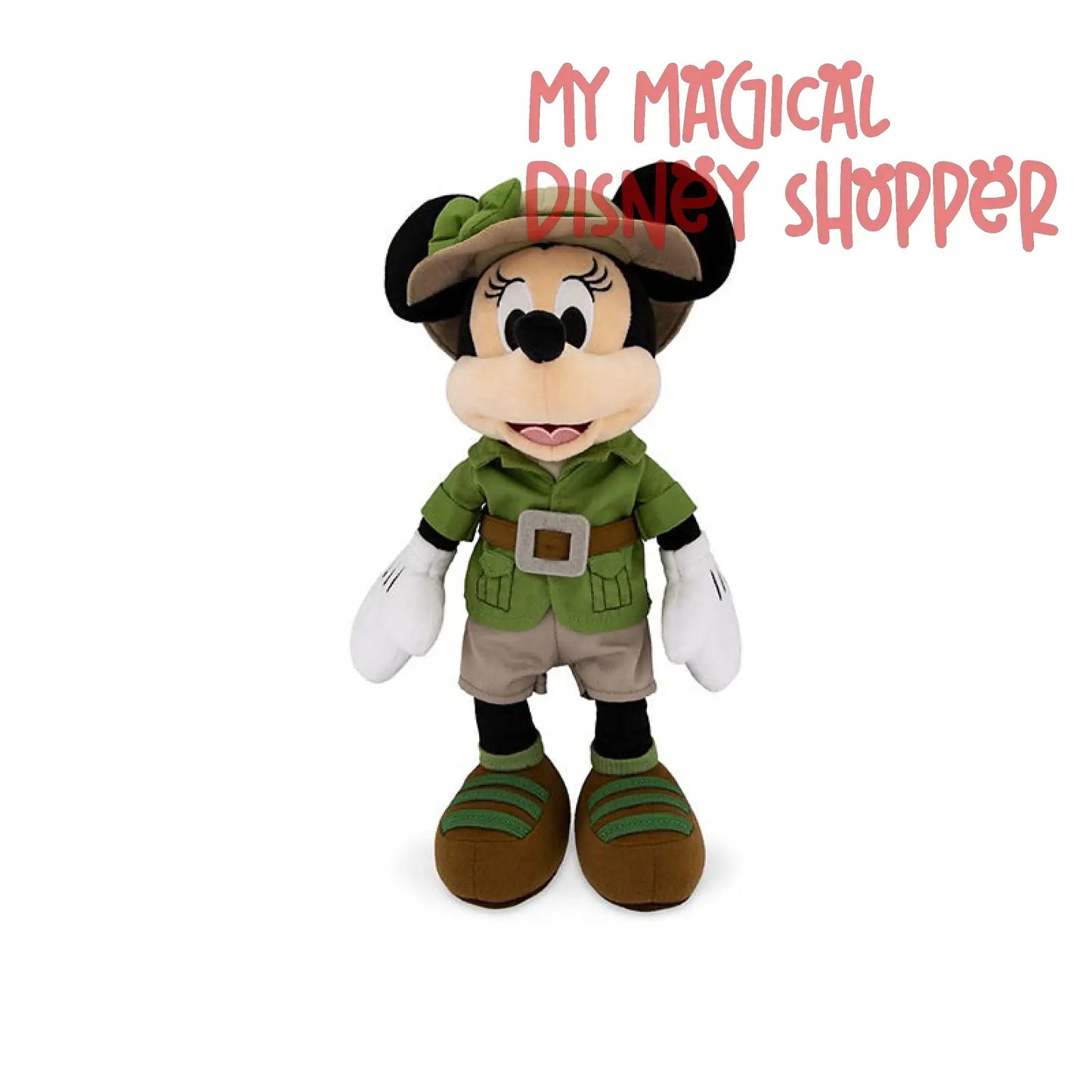 Disney Plush - Minnie Mouse Safari - Animal Kingdom - 14''