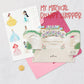 Disney Princess Castle All the Happiness 3D Pop-Up Card With Playset