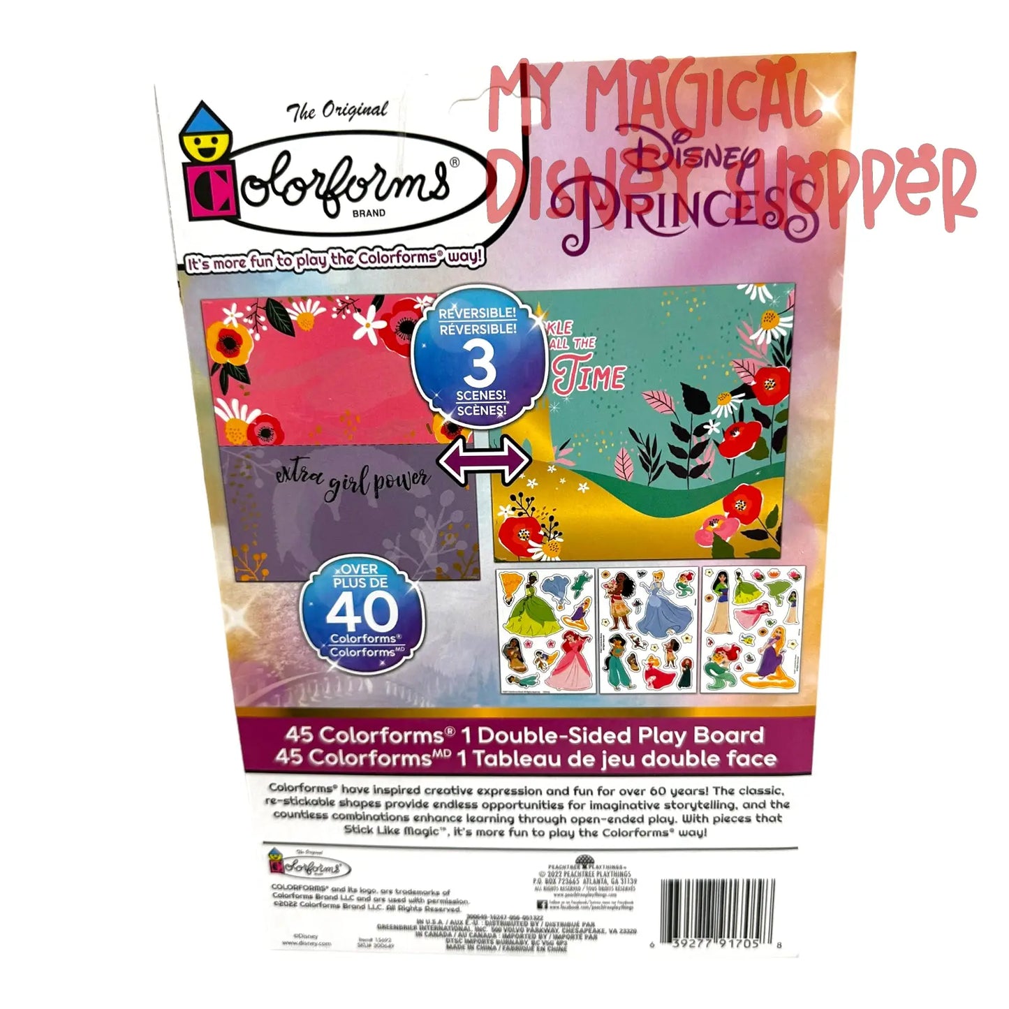 Disney Princess Colorforms Sticker Story Adventure