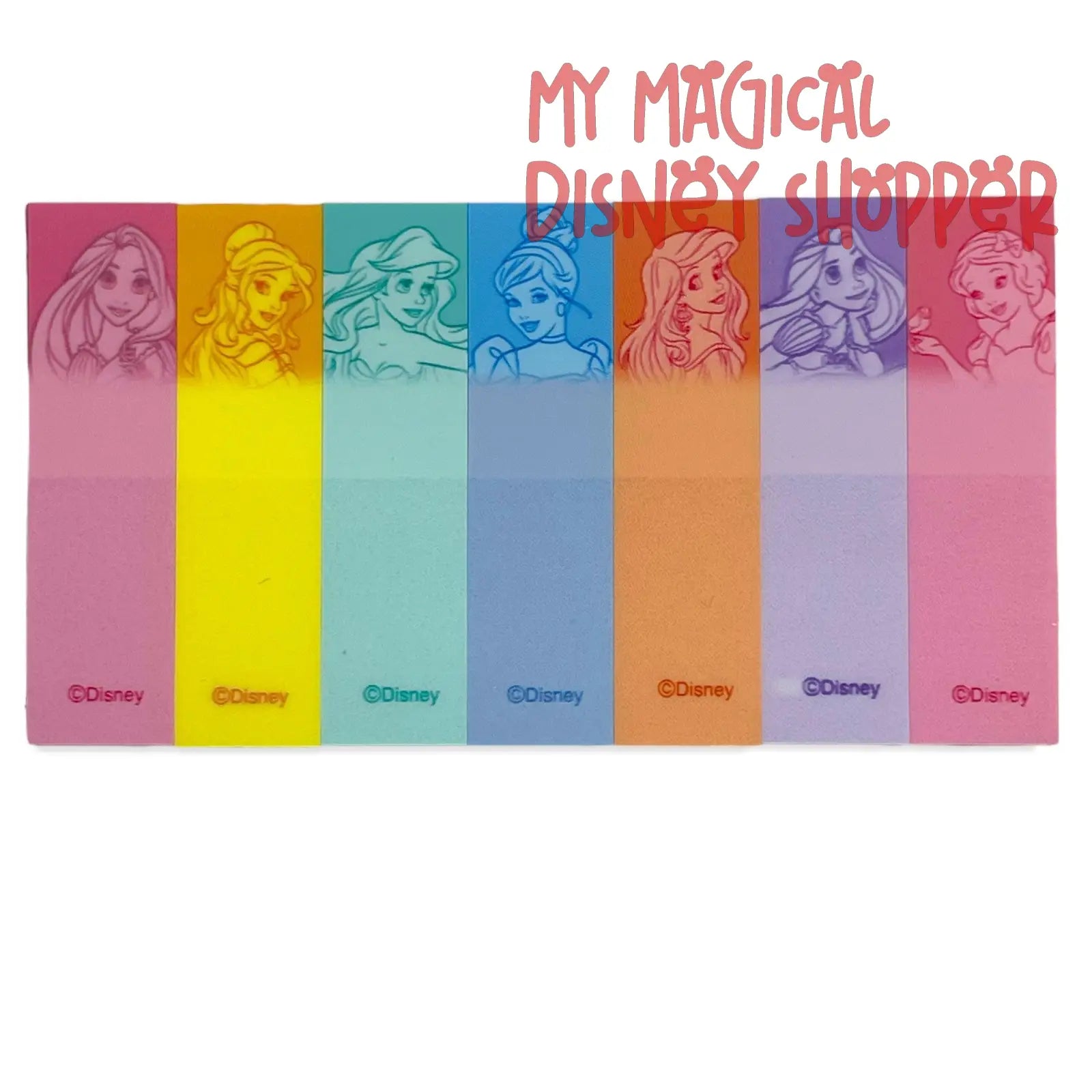 Disney Princess Plastic Sticky Tabs – My Magical WDW Shopper