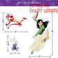 Disney Princess Waterproof Decals - Pocahontas, Cinderella, Snow White, Mulan - Set of 12