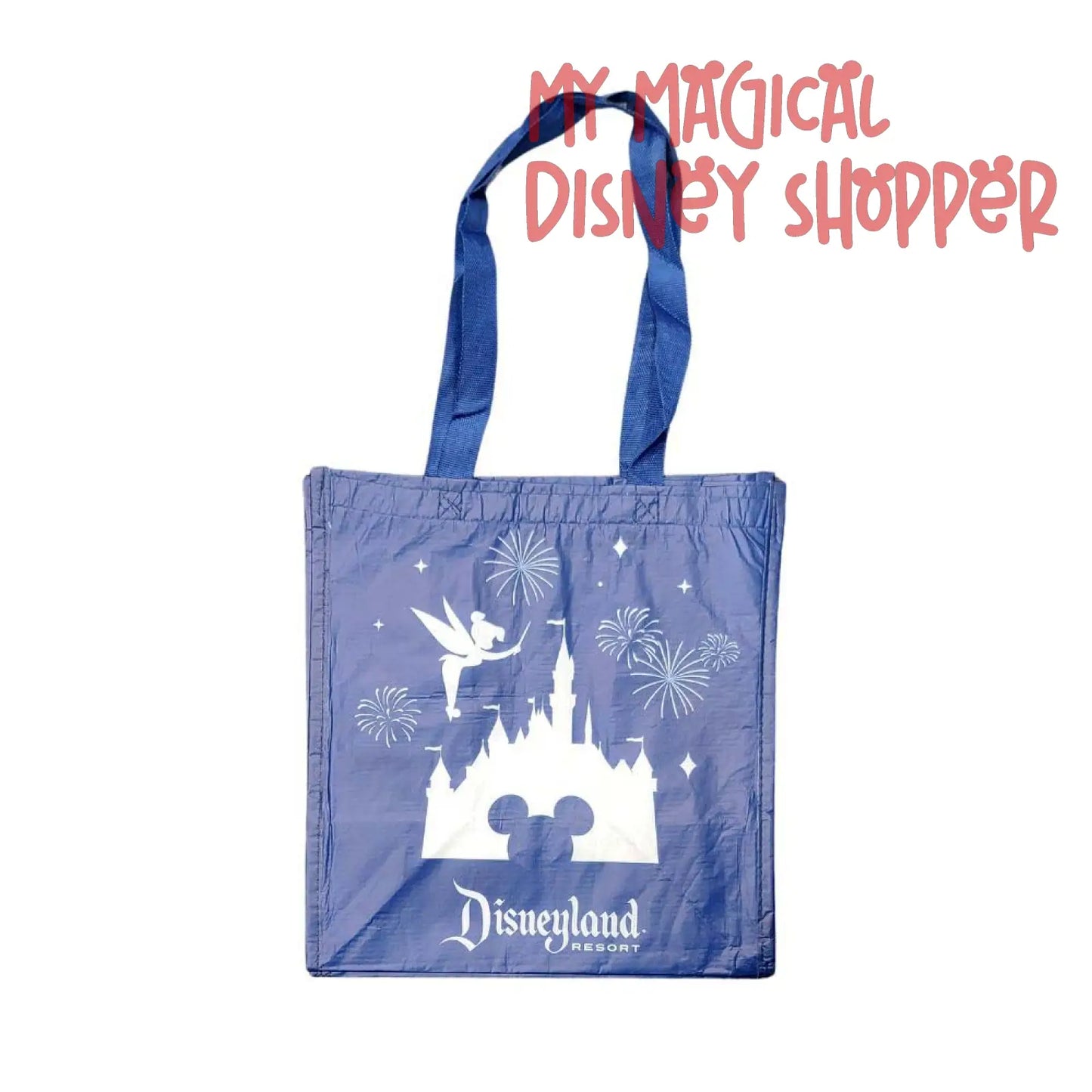 Medium Disney Reusable Shopping Bag - Disney Parks Navy