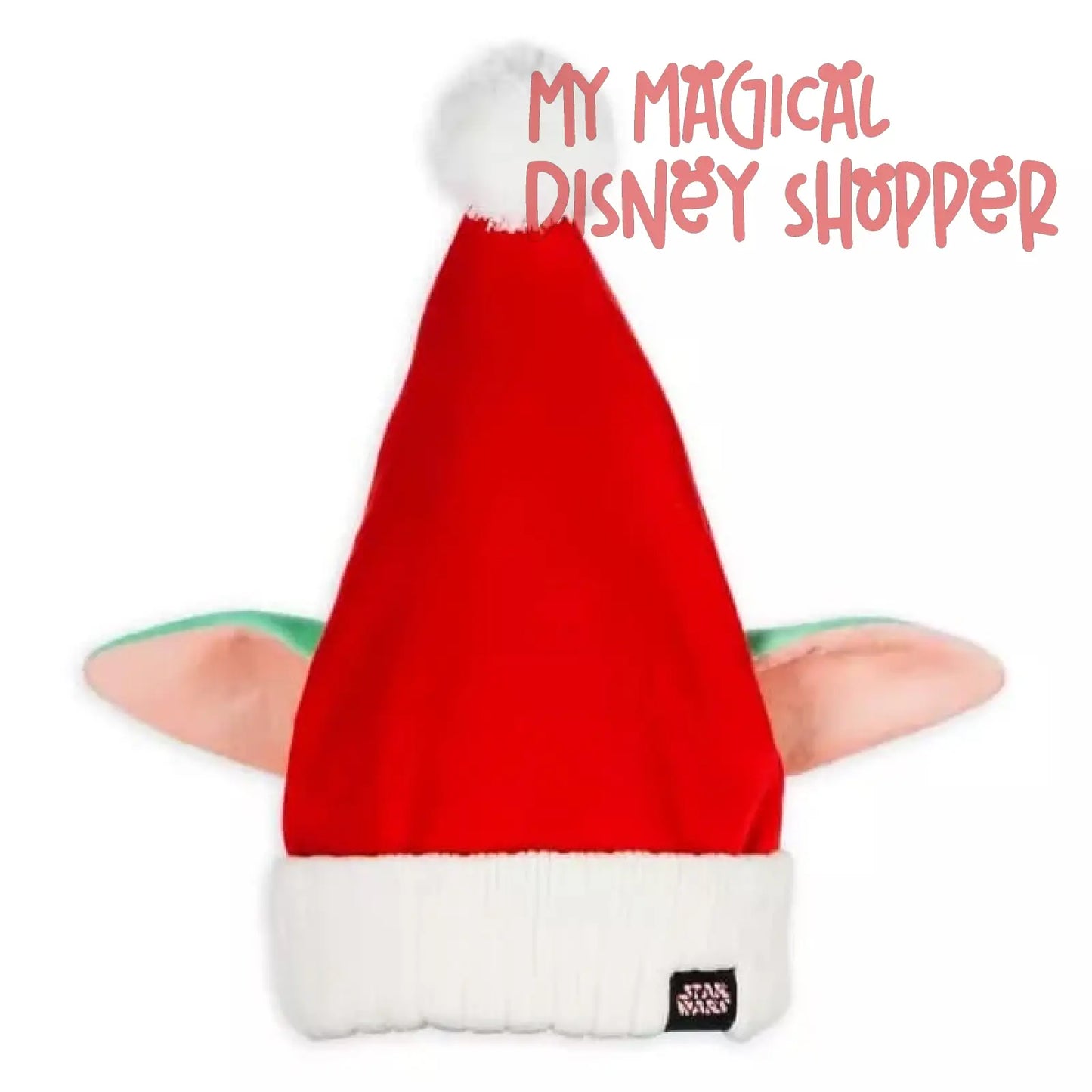 Disney Santa Hat - Star Wars - Grogu Hat With Ears
