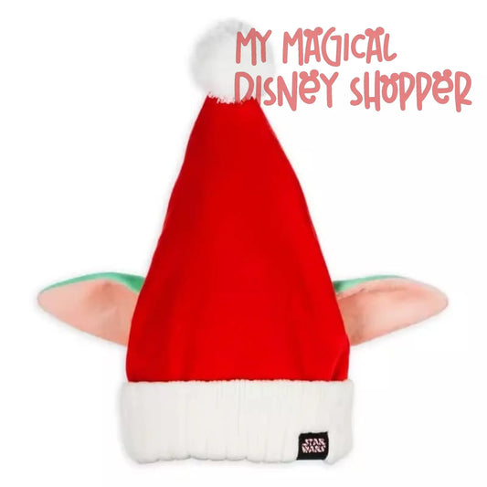 Disney Santa Hat - Star Wars - Grogu Hat With Ears