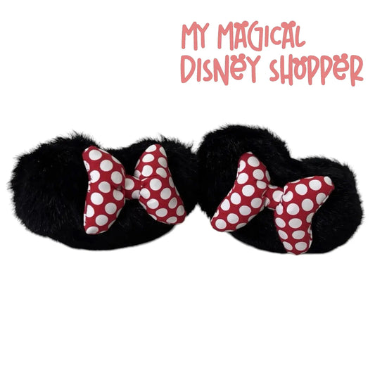 Disney Shanghai Resort Minnie Mouse Fuzzy Hair Clip
