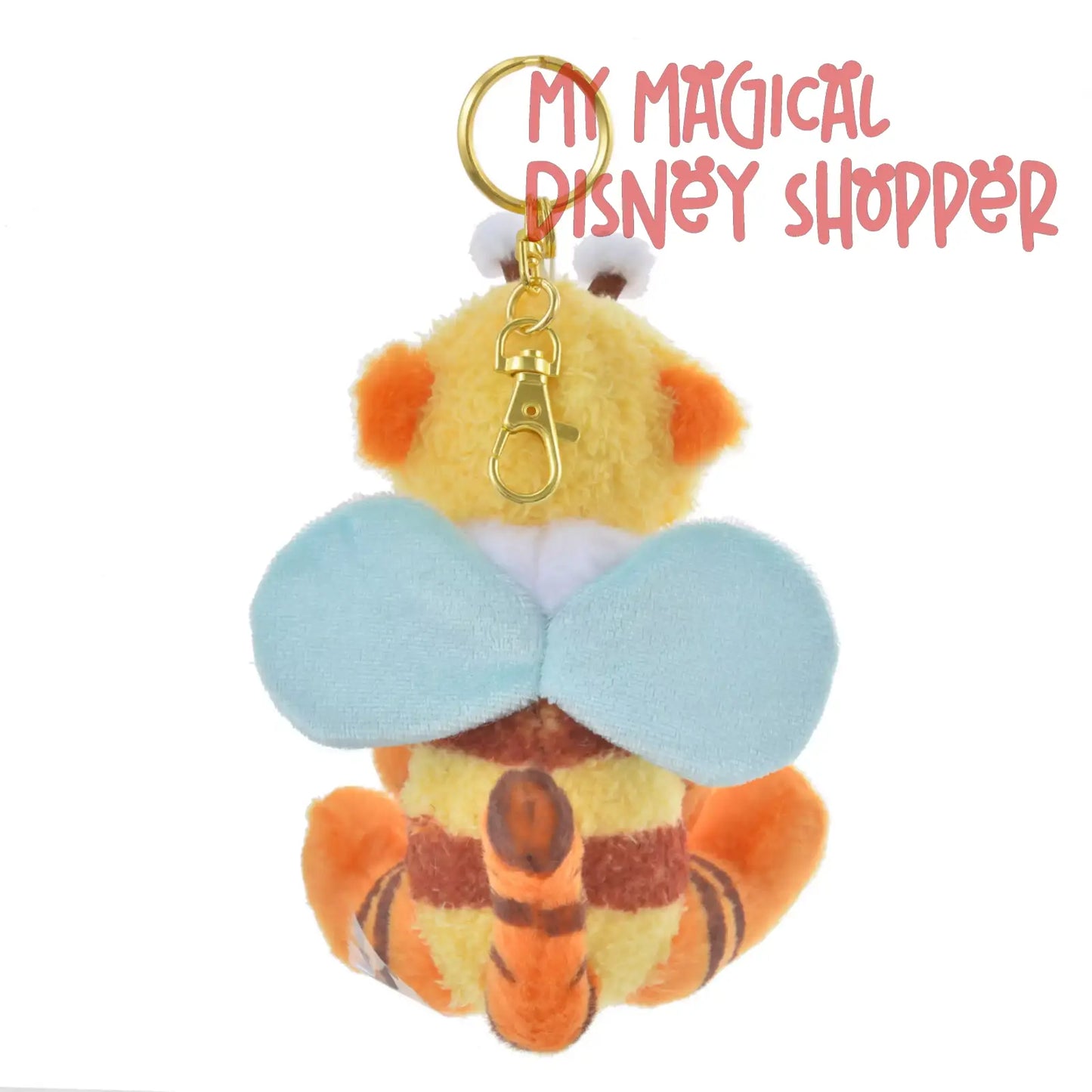 Disney Store Japan Tigger Dressed as a Bee Plush Keychain
