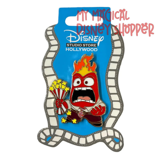 Disney Studio Store Hollywood Anger Pin - Popcorn Series - Inside Out
