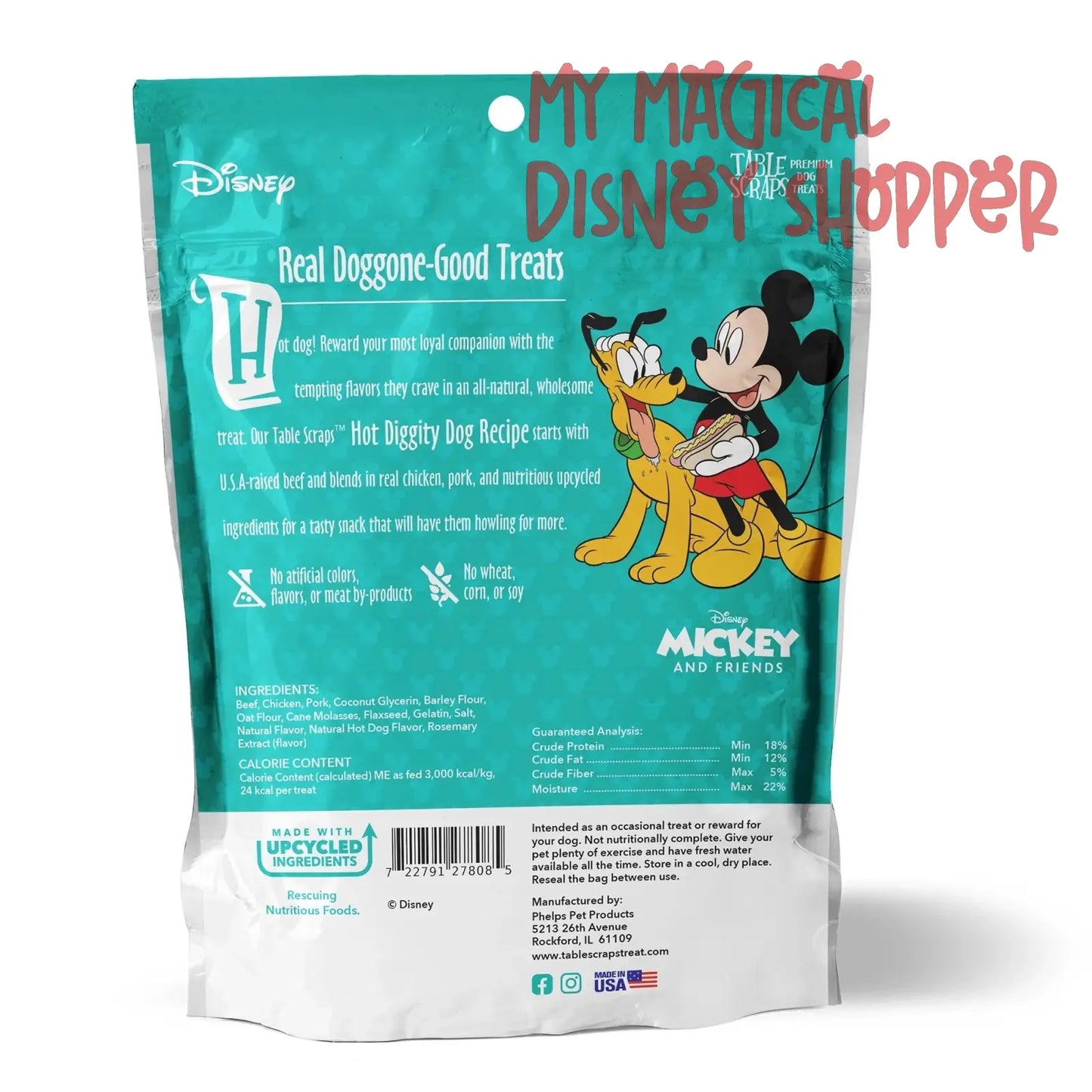 Disney Table Scraps Hot Diggity Dog Recipe Dog Treats