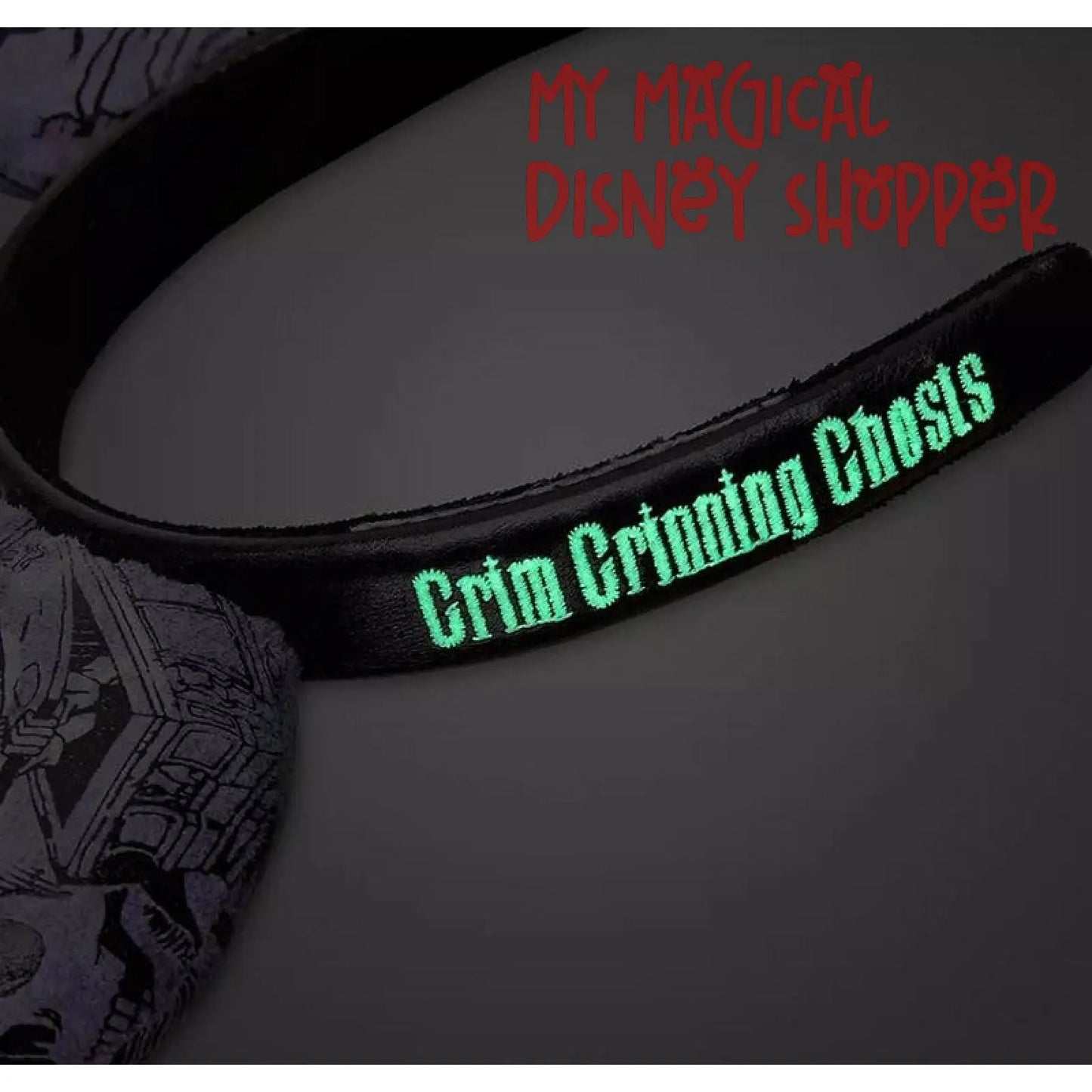 2025 Disney The Haunted Mansion Graveyard Ear Headband