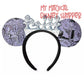 2025 Disney The Haunted Mansion Graveyard Ear Headband