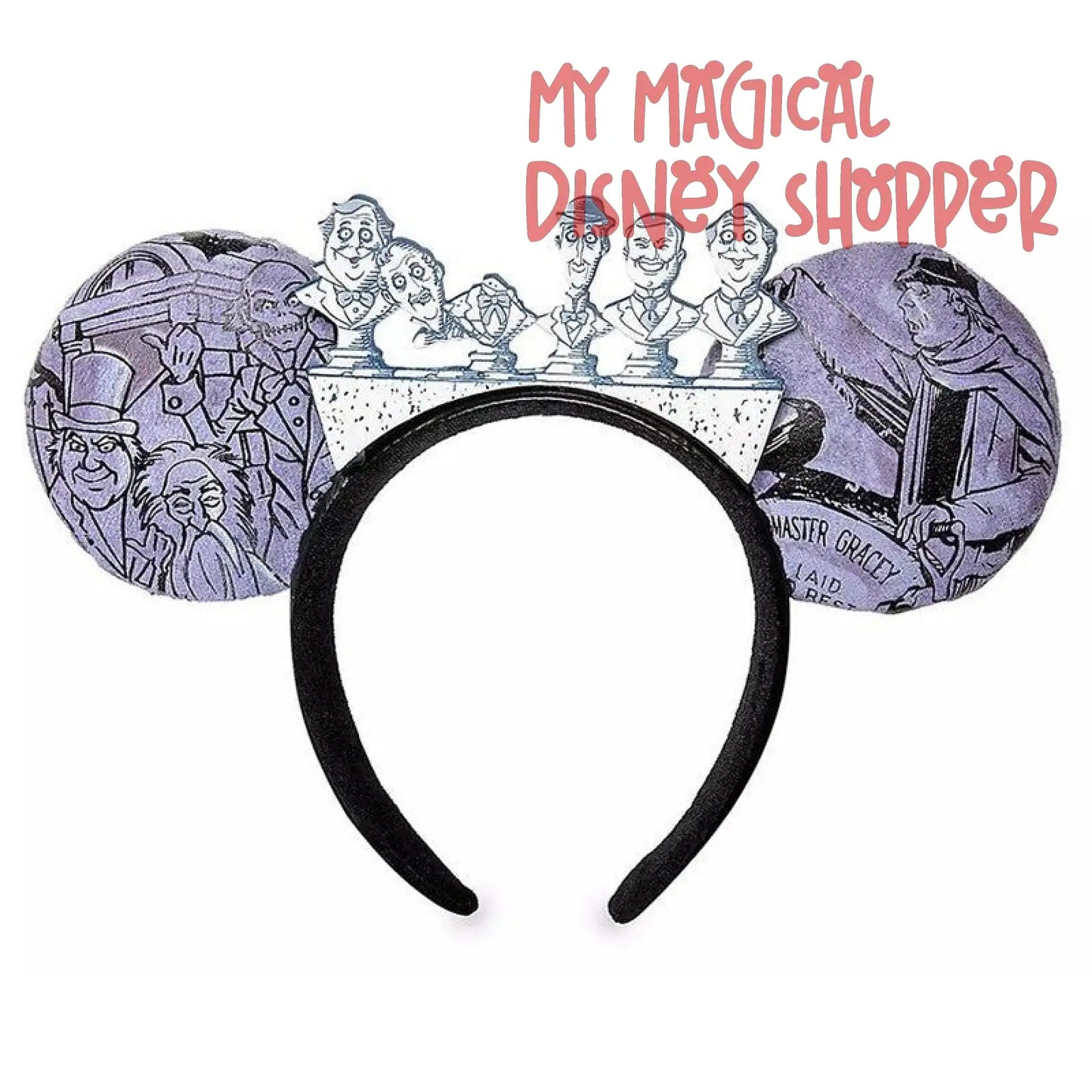 2025 Disney The Haunted Mansion Graveyard Ear Headband