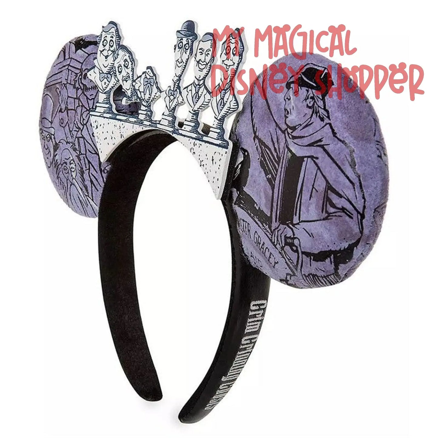 2025 Disney The Haunted Mansion Graveyard Ear Headband