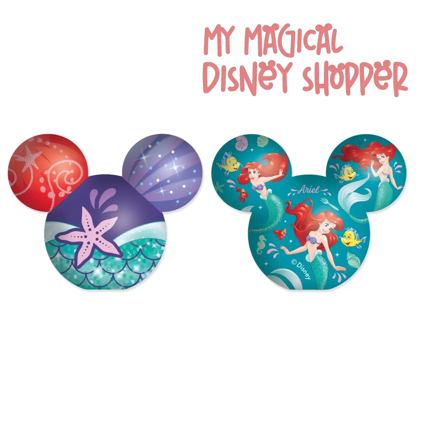 Disney The Little Mermaid - Ariel Slow Rise Foam 2 Sided Design Squish Ears Novelty Toy