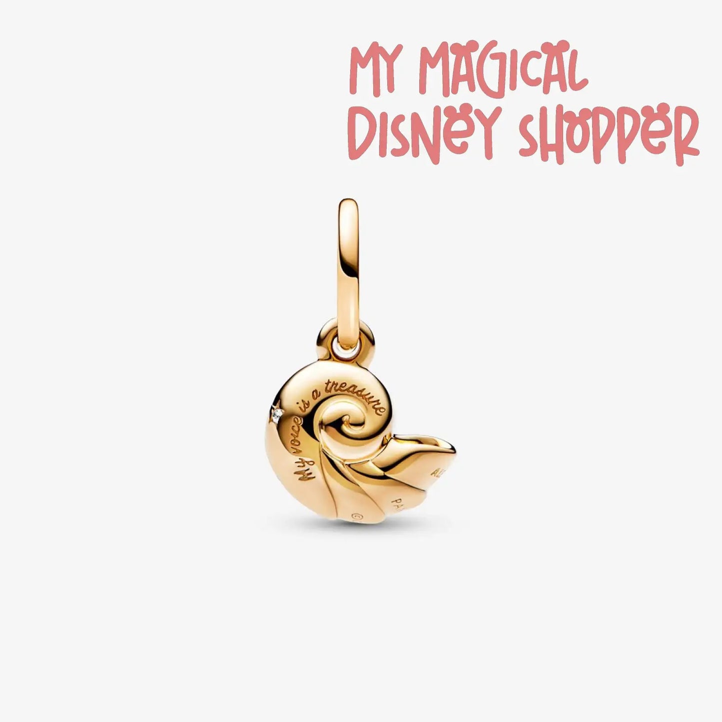 Disney The Little Mermaid Enchanted Shell Dangle Charm