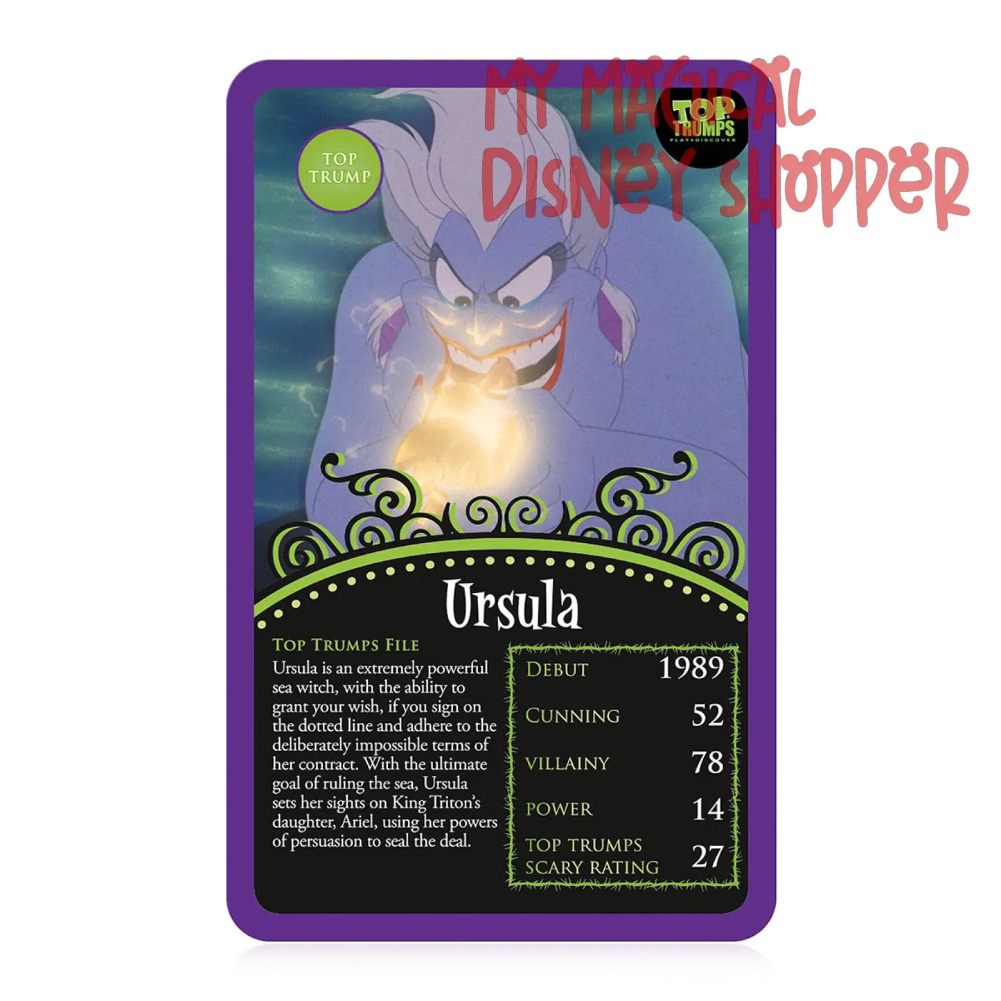 Disney Wickedly Devious Top Trumps Card Game