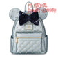 Disney Wish Loungefly Mini Backpack – Minnie Ears Quilted Rhinestone Bag 🚢🎀✨