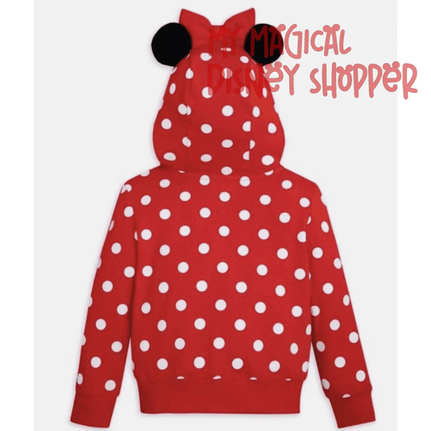 Disney Women's Zip Hoodie - Minnie Mouse - Womens Size XL