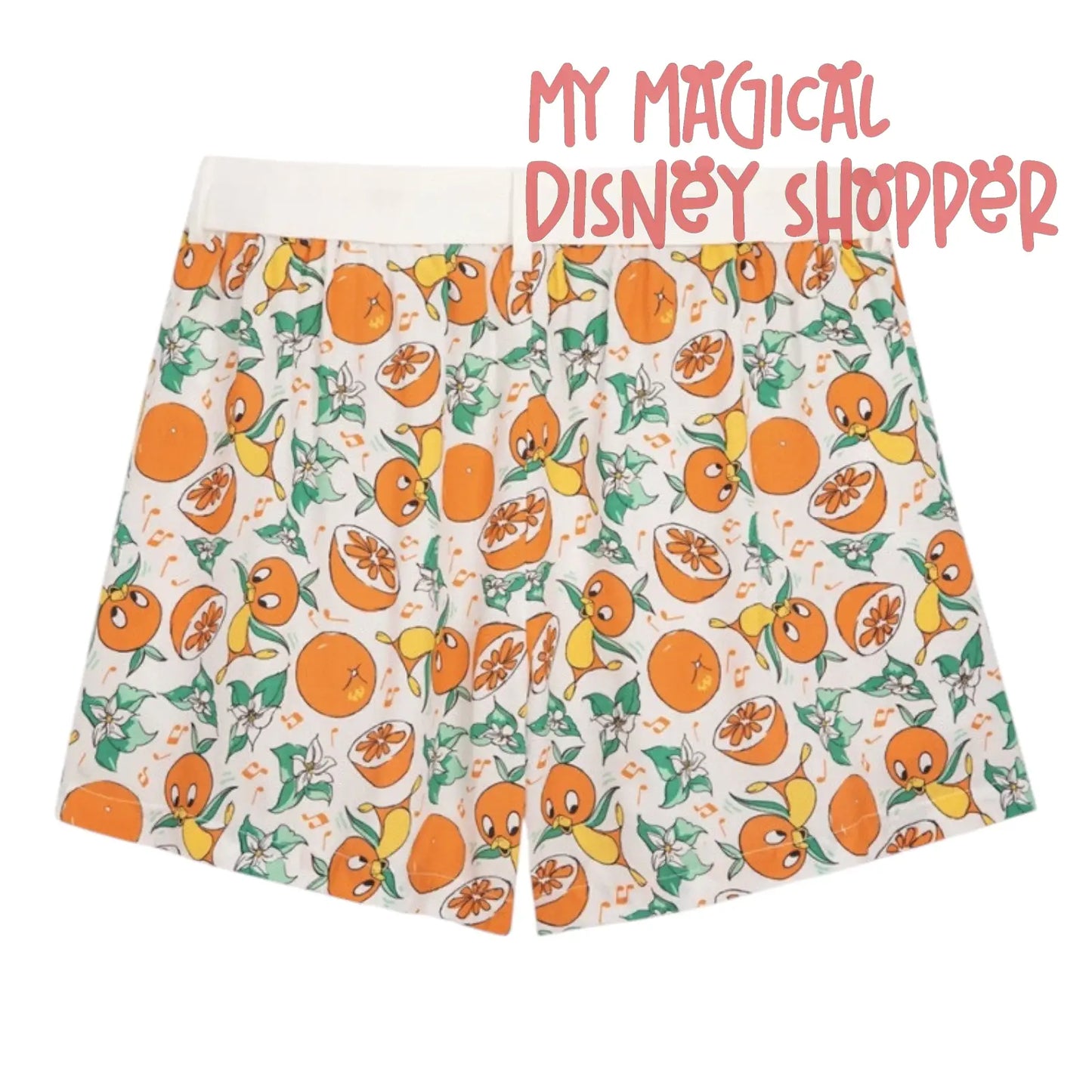 Disney World 50th Anniversary Vault Orange Bird Shorts