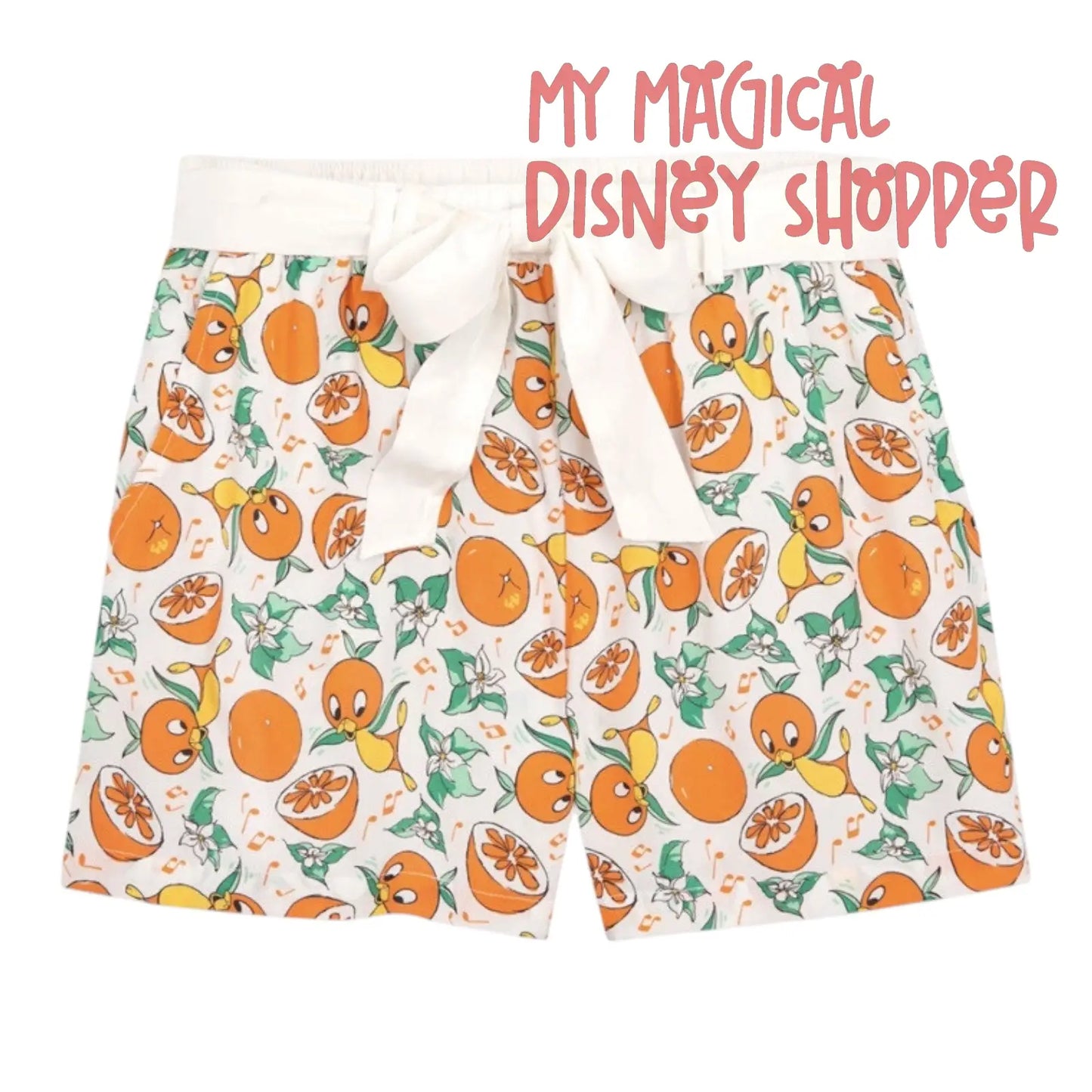 Disney World 50th Anniversary Vault Orange Bird Shorts