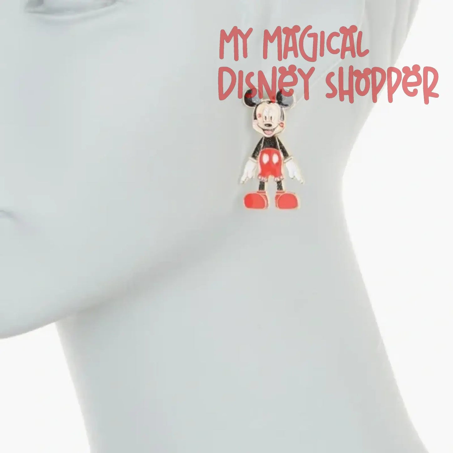 Disney x Baublebar Valentine's Mickey Earrings
