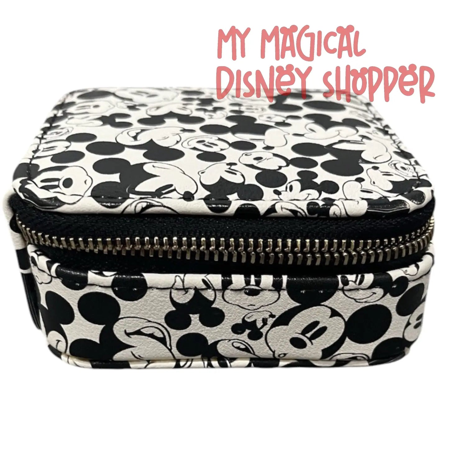Disney x Baublebar White All Over Print Square Soft Jewelry Case