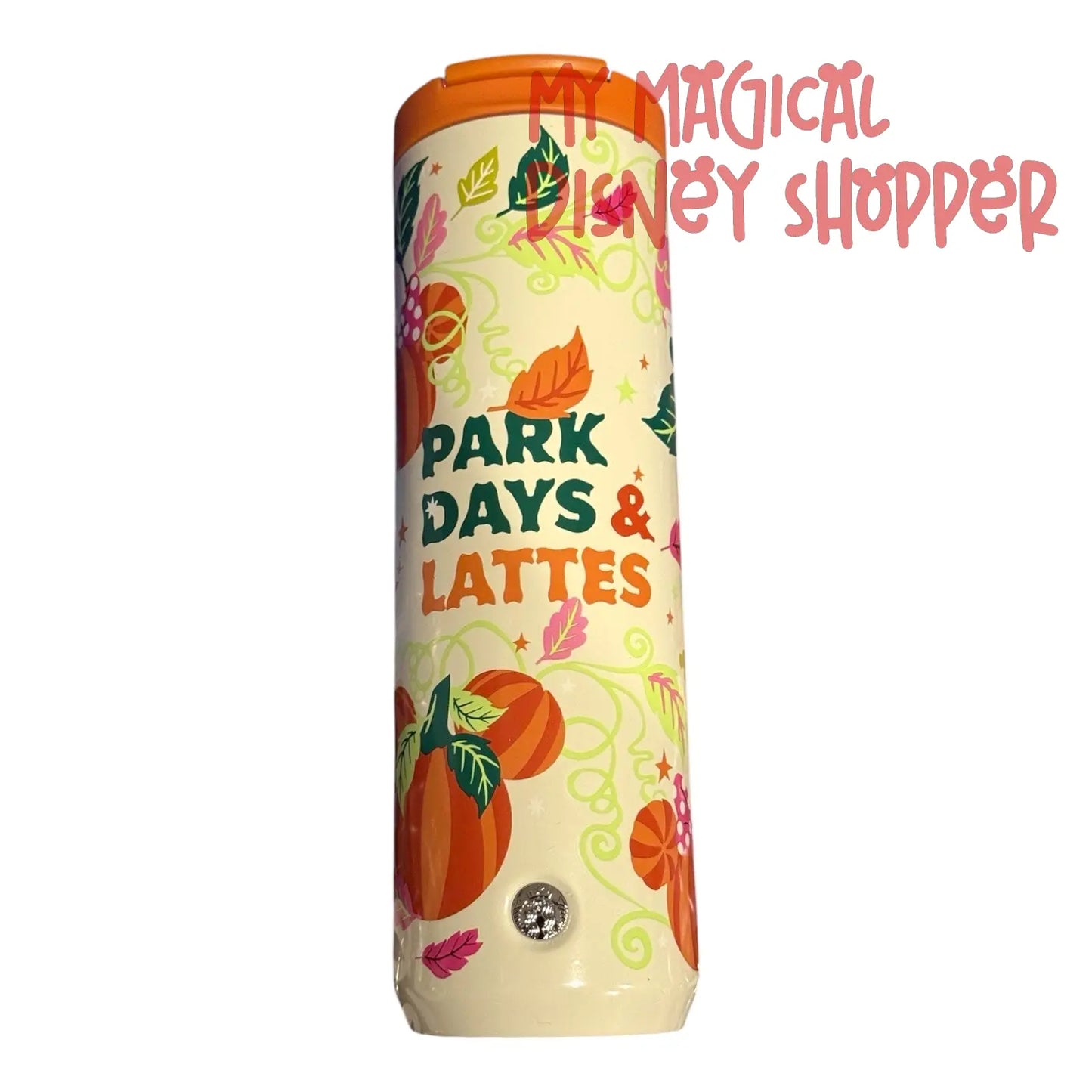 Disney x Starbucks Park Days & Lattes Stainless Steel Tumbler