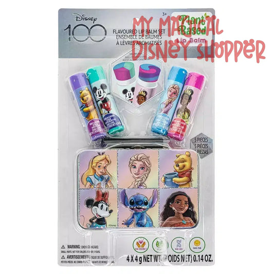 Disney100 Swirl Lip Balm With Tin -  5 Pieces