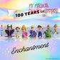 Disney100 Years of Enchantment Celebration Collection – 8-Figure Pack (Limited Edition)