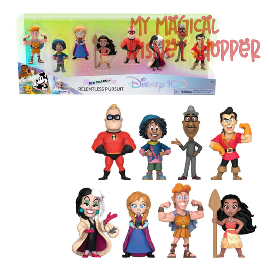 Disney100 Years of Relentless Pursuit Celebration Collection – 8-Figure Pack (Limited Edition)