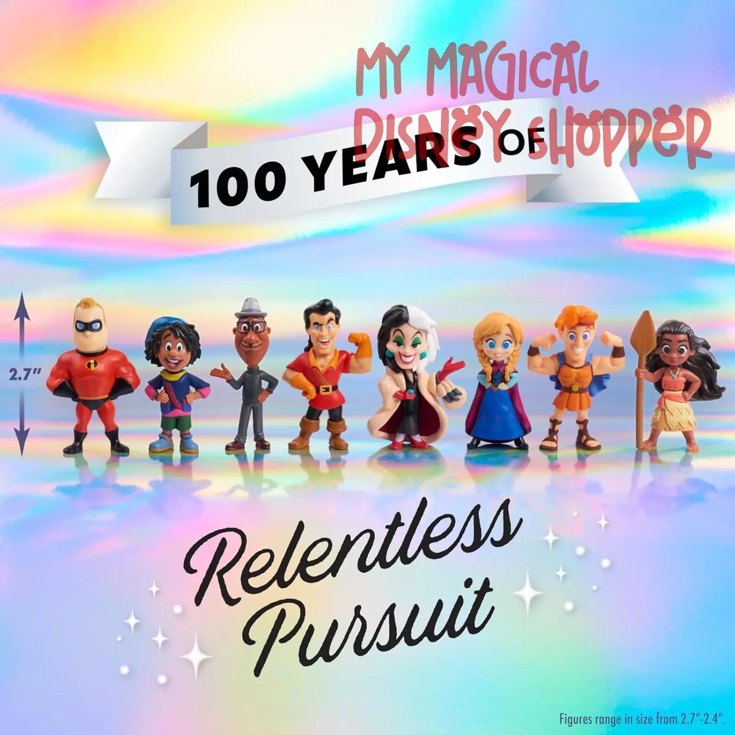Disney100 Years of Relentless Pursuit Celebration Collection – 8-Figure Pack (Limited Edition)