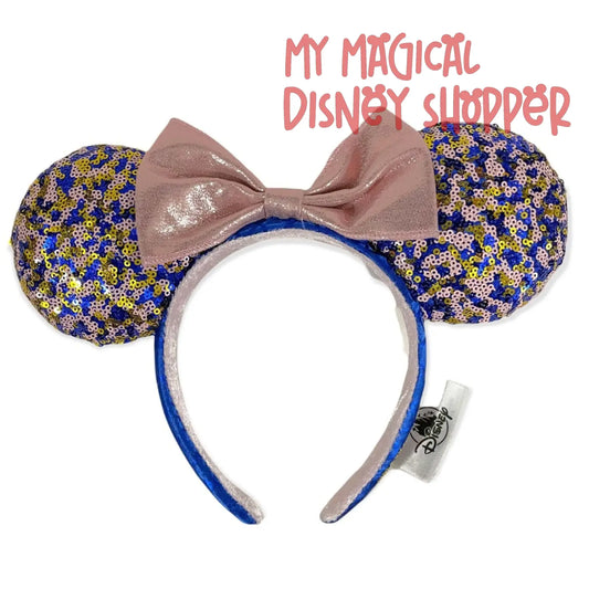 Disneyland Glimmering Sequined Minnie Mouse Ear Headband