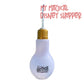 Disneyland Main Street 50TH Electrical Parade Light Bulb Sipper
